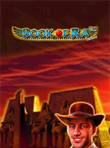 Book of Ra Deluxe game cover in the Kinbet lobby